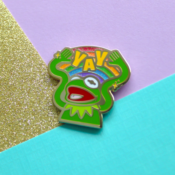 The Froggo Enamel Pin