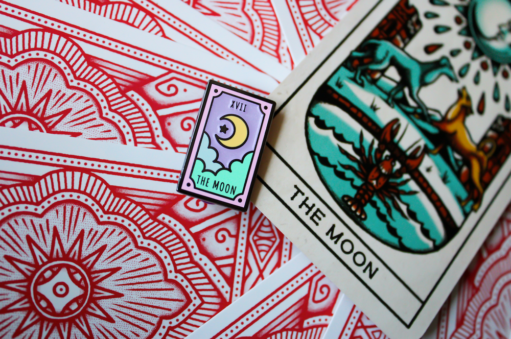 Summerween Moon Tarot Card
