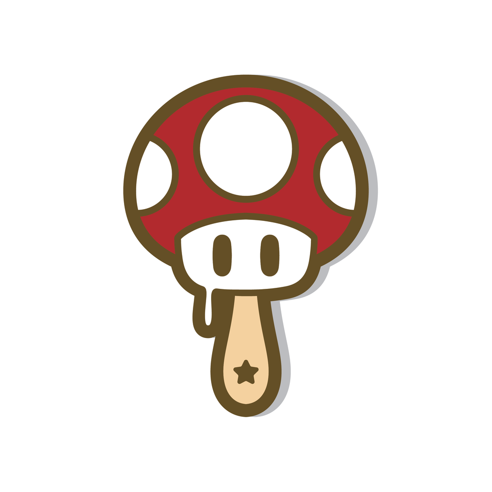 Mushroom Pop Enamel Pin (A Grade)